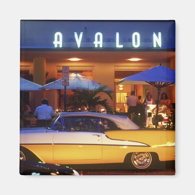 Ocean Drive, South Beach, Miami Beach, Magnet (Front)
