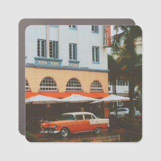 Ocean Drive, South Beach, Miami Car Magnet