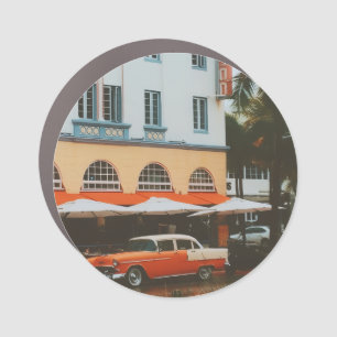 Ocean Drive, South Beach, Miami Car Magnet