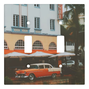 Ocean Drive, South Beach, Miami Light Switch Cover