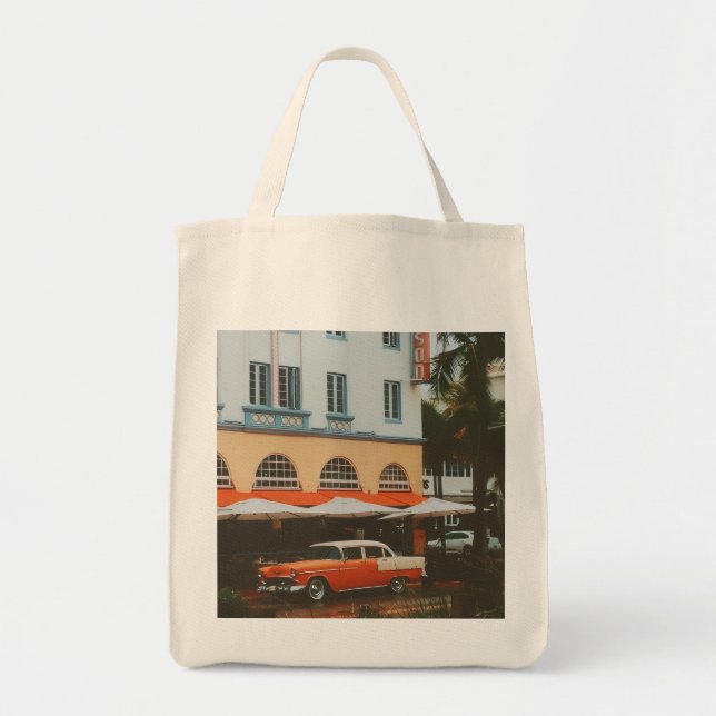 Ocean Drive, South Beach, Miami Tote Bag (Front)