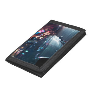 Ocean Drive vintage car Trifold Wallet