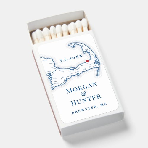 Ocean Edge Resort Brewster Wedding Matchboxes