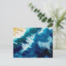 Ocean epoxy resin art, sea, wave