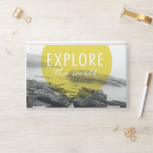 Ocean  Explore The World Quote HP Laptop Skin