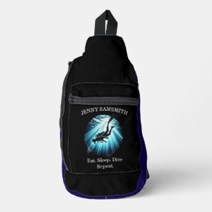 Ocean Explorer: Dive, Laugh, Live! Sling Bag
