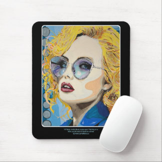 'Ocean Eyes' Painting on a Mouse Pad