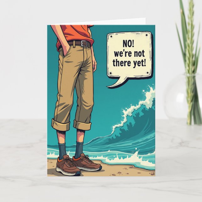 Ocean Fathers Day Feet Card (Front)