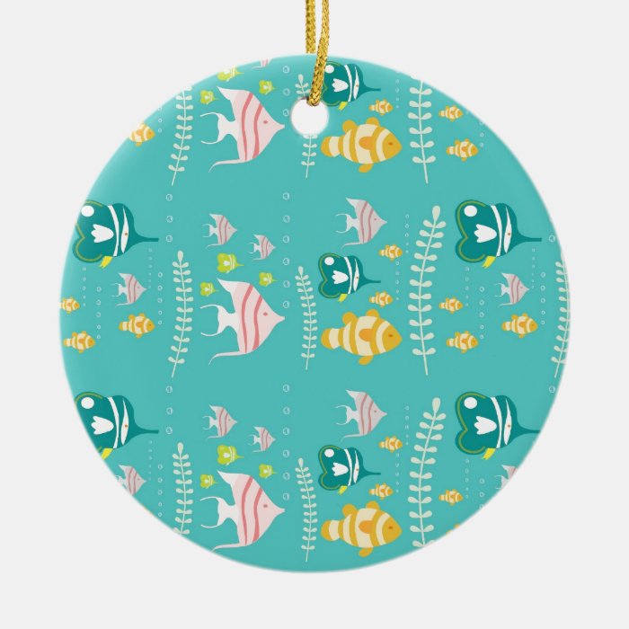 Ocean Fish in the Sea Christmas Tree Ornaments