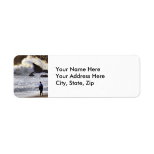 Ocean Fishing Label