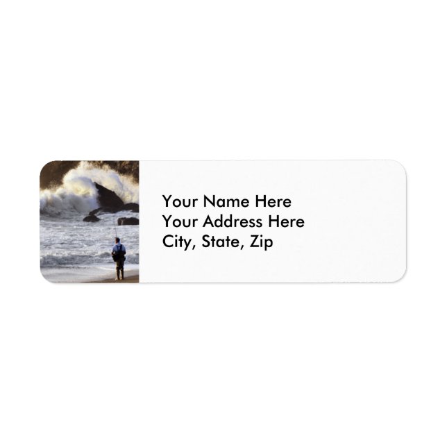 Ocean Fishing Label (Front)