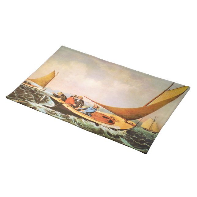 Ocean Fishing Placemat (On Table)