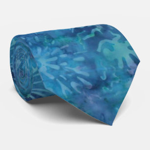 Ocean Floor Batik Neck Tie
