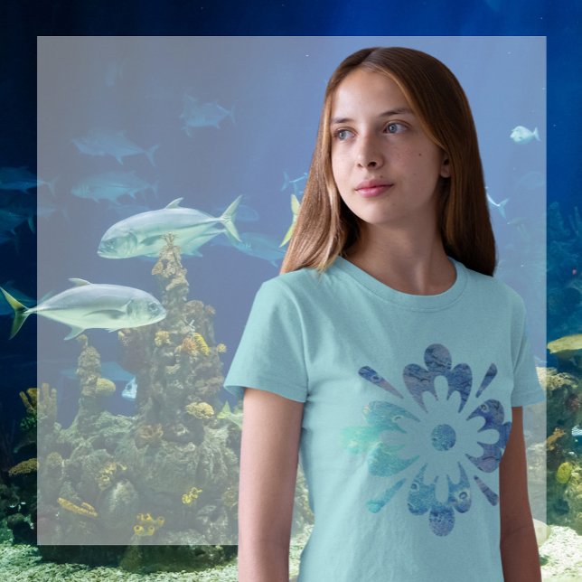 Ocean Floor Topography Ornament T-Shirt (Creator Uploaded)