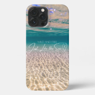 Ocean Floor Wild and Free Summer Beach iPhone Case