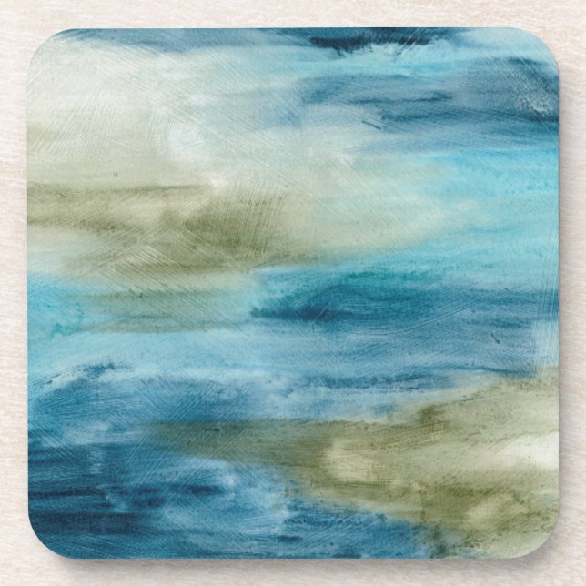 Ocean Flow II Beverage Coaster (Front)