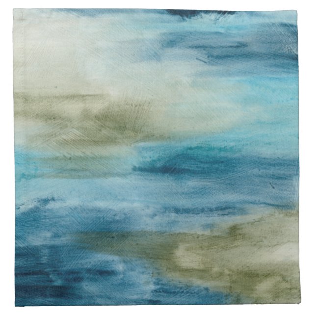 Ocean Flow II Cloth Napkin (Front)