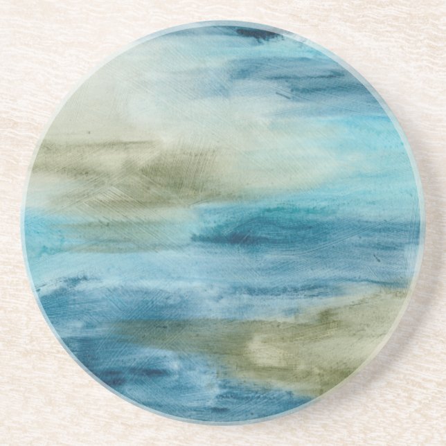 Ocean Flow II Drink Coaster (Front)