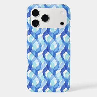 Ocean Flow Watercolor Wave Pattern iPhone 17 Pro Max Case