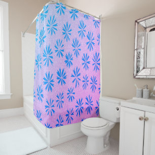 Ocean Flower Shower Curtain