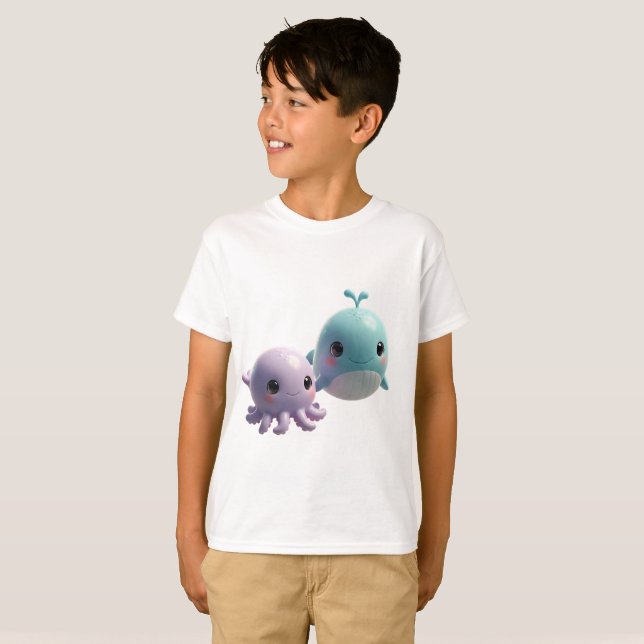 Ocean Friends 3D T-Shirt (Front Full)