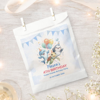 Ocean Friends Birthday Favor Bag