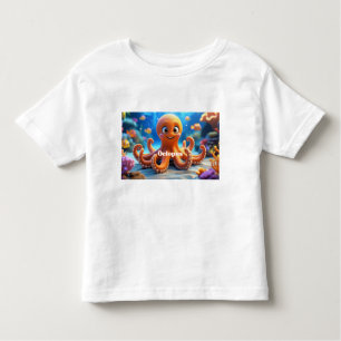 Ocean Friends Octopus T-Shirt for Toddlers