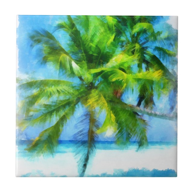 Ocean Fun Breeze Ceramic Tile (Front)