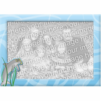 Ocean Fun Dolphin Picture Frame Cutout
