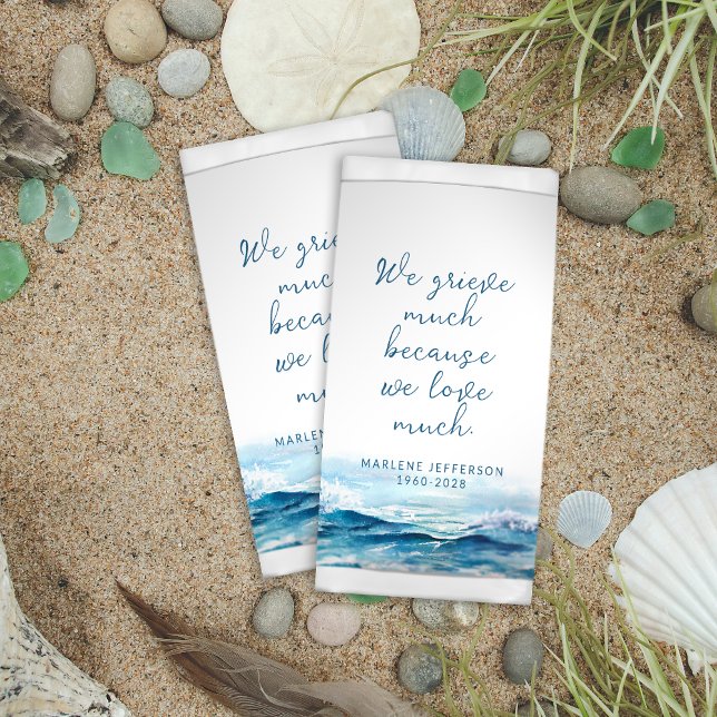 Ocean Funeral Memorial Pocket Tissue Wrapper (Creator Uploaded)
