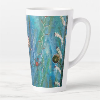 Ocean garden latte mug