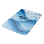 Ocean girl water girl bath mat