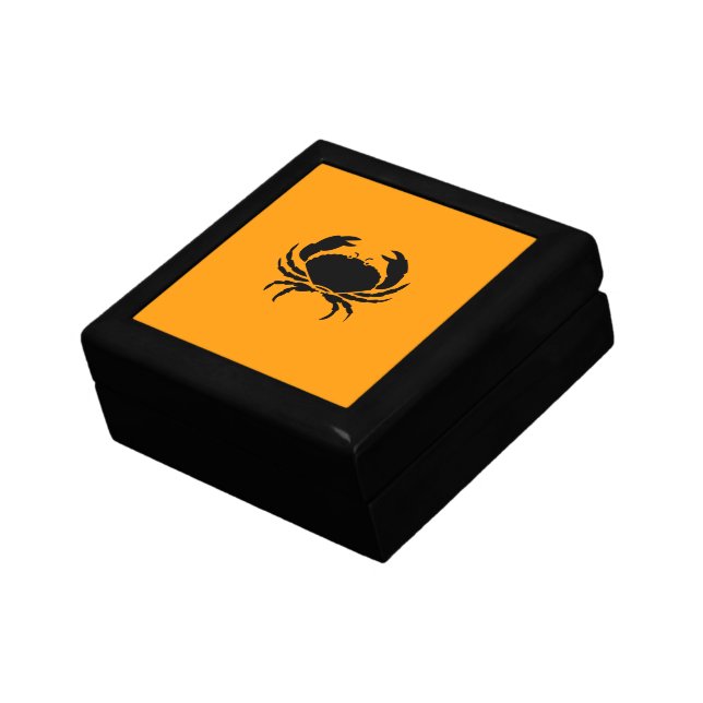 Ocean Glow_Black on Orange Crab Gift Box (Side)