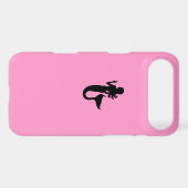 Ocean Glow_Black-on-Pink Mermaid Barely There iPod Case (Back (Horizontal))