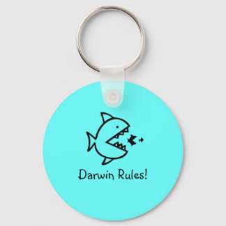 Ocean Glow_Darwin Rules! Keychain