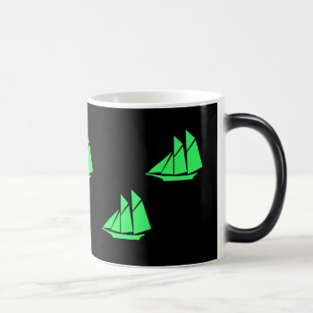 Ocean Glow_green Clipper Morphing Magic Mug by FUNauticals at Zazzle
