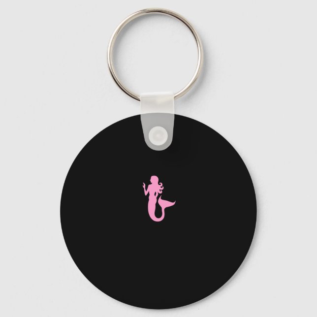 Ocean Glow_Pink Mermaid Keychain (Front)