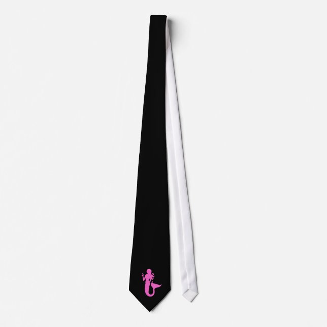 Ocean Glow_Pink Mermaid Neck Tie (Front)