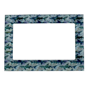 Ocean Green Sharks Magnetic Frame