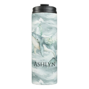 Ocean Grey Whale Thermal Tumbler