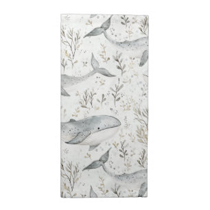 Ocean Grey Whales Cloth Napkin