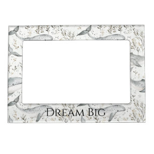 Ocean Grey Whales Magnetic Frame