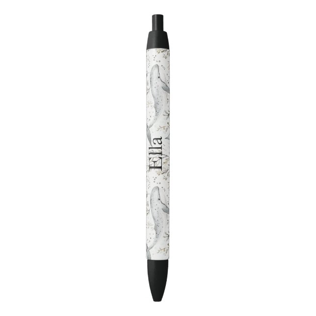 Ocean Grey Whales Pen (Front Vertical)