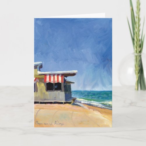 Ocean Grill note card
