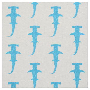 Ocean Hammerhead Shark Fabric