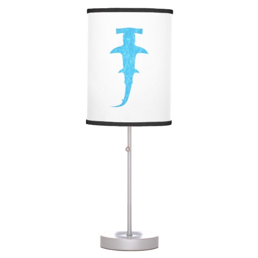 Ocean Hammerhead Shark Table Lamp (Front)