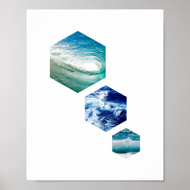 Ocean Hex Poster (Front)