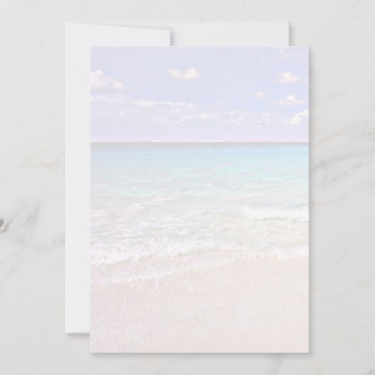 Ocean Horizon Tropical Scenic Blank Paper (Front)
