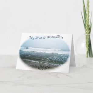 Ocean I Love You Card