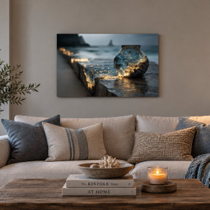 Ocean in a Jar 36x24 Acrylic Wall Art
